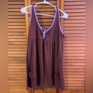 Vintage Victoria Secret Top - Brown and Purple